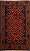Baluch Red Hand Knotted 26 X 41  Area Rug 100-17975 Thumb 0