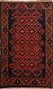 Baluch Red Hand Knotted 26 X 41  Area Rug 100-17975 Thumb 0