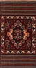 Baluch Red Hand Knotted 210 X 52  Area Rug 100-17986 Thumb 0