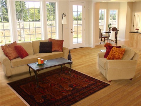 Baluch Black Hand Knotted 310 X 65 Area Rug 100-17993 Image 5