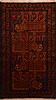 Baluch Black Hand Knotted 310 X 65 Area Rug 100-17993 Thumb 0