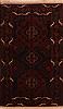 Baluch Black Hand Knotted 34 X 55  Area Rug 100-18007 Thumb 0