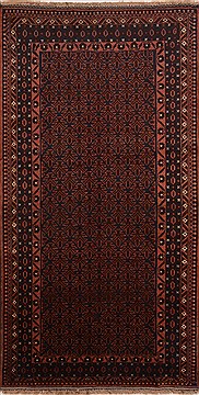 Afghan Baluch Blue Rectangle 3x5 ft Wool Carpet 18019