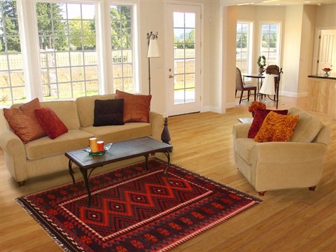 Kilim Red Hand Knotted 311 X 510 Area Rug 100-18027 Image 5