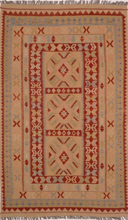 Kilim Beige Hand Knotted 311 X 67  Area Rug 100-18029 Image 0