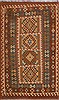 Kilim Brown Hand Knotted 40 X 66  Area Rug 100-18030 Thumb 0