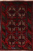 Baluch Red Hand Knotted 29 X 42  Area Rug 100-18041 Thumb 0