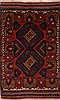 Baluch Red Hand Knotted 210 X 42  Area Rug 100-18043 Thumb 0