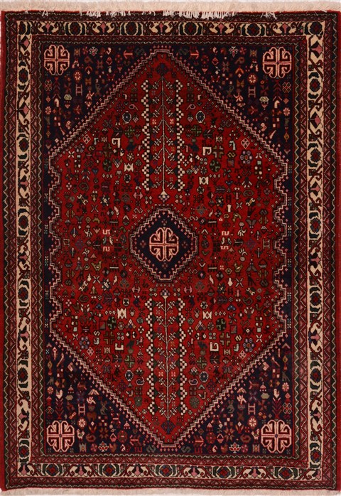 Abadeh Red Hand Knotted 36 X 411  Area Rug 100-18047 Image 0