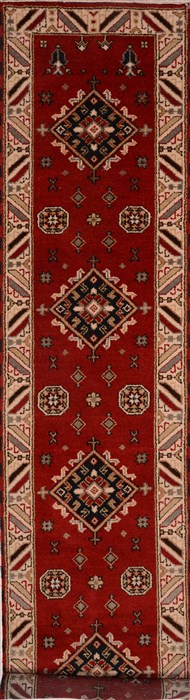 Serapi Red Runner Hand Knotted 29 X 114  Area Rug 100-18056 Image 0