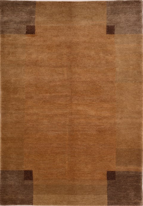 Gabbeh Brown Hand Knotted 48 X 68  Area Rug 100-18063 Image 0