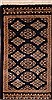 Jaldar Black Hand Knotted 16 X 28  Area Rug 100-18066 Thumb 0
