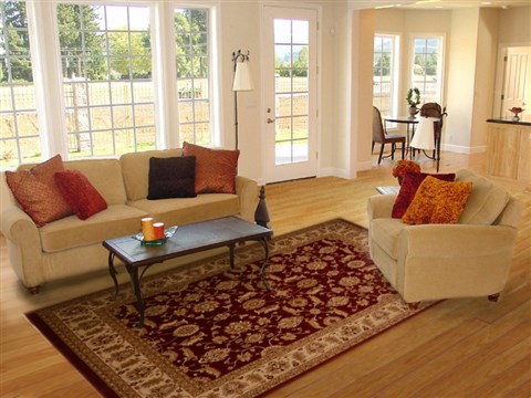 Jaipur Red Machine Made 710 X 910  Area Rug 100-18072 Image 4