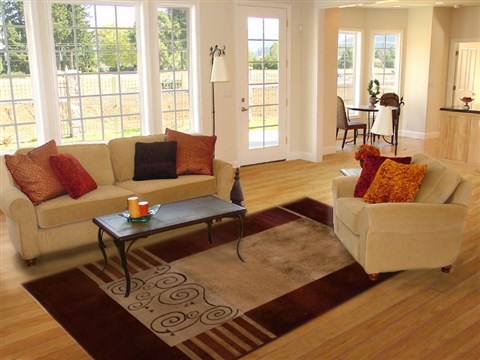 Gabbeh Beige Machine Made 80 X 110 Area Rug 100-18075 Image 4