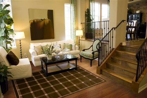 Modern Green Machine Made 79 X 104 Area Rug 100-18076 Image 3