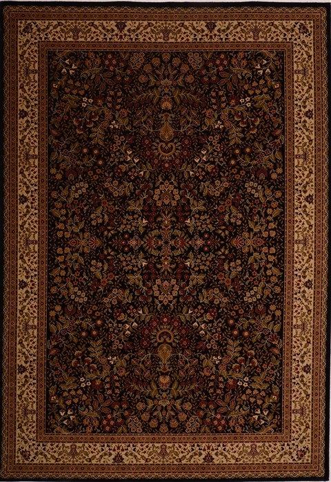 Kashan Blue Machine Made 710 X 112  Area Rug 100-18082 Image 0