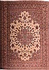 Kerman Beige Hand Knotted 112 X 155  Area Rug 400-18085 Thumb 0