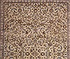 Kashan Beige Hand Knotted 911 X 134  Area Rug 400-18086 Thumb 6