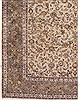 Kashan Beige Hand Knotted 911 X 134  Area Rug 400-18086 Thumb 7