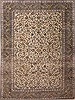 Kashan Beige Hand Knotted 911 X 134  Area Rug 400-18086 Thumb 0