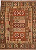 Kilim Brown Hand Knotted 52 X 73  Area Rug 100-18088 Thumb 0