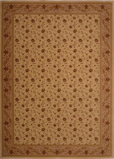 Agra Beige Hand Knotted 710 X 1010  Area Rug 100-18095 Image 0
