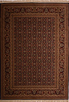 Hamedan Red Machine Made 7'10" X 11'2"  Area Rug 100-18097