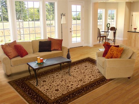 Bakhtiar Beige Machine Made 711 X 1011 Area Rug 100-18098 Image 4