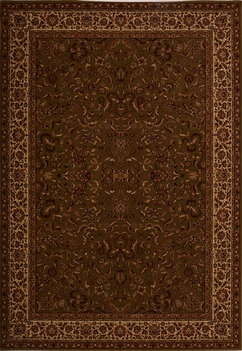 Kashan Green Machine Made 710 X 112  Area Rug 100-18100 Image 0