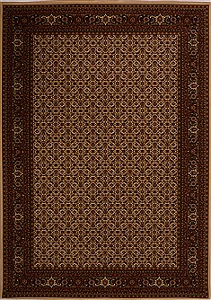 Herati Red Machine Made 7'10" X 11'2"  Area Rug 100-18104