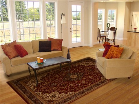 Kashan Red Machine Made 710 X 112  Area Rug 100-18105 Image 4