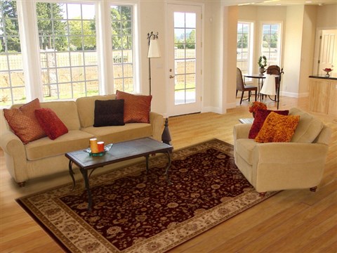 Hereke Red Machine Made 710 X 112  Area Rug 100-18112 Image 4