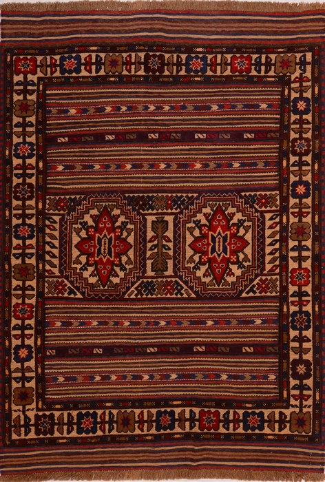 Kilim Red Hand Knotted 44 X 511  Area Rug 100-18115 Image 0