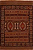 Kilim Brown Hand Knotted 44 X 61  Area Rug 100-18116 Thumb 0