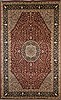 Tabriz Red Hand Knotted 60 X 93  Area Rug 100-18128 Thumb 0