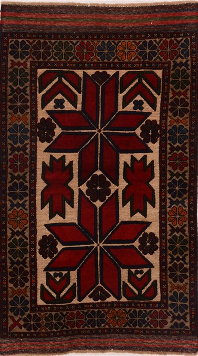 Kilim Red Hand Knotted 27 X 46  Area Rug 100-18130 Image 0
