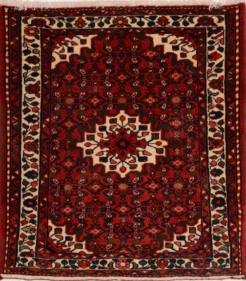 Gholtogh Red Square Hand Knotted 310 X 42  Area Rug 100-18138 Image 0