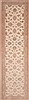 Tabriz Beige Runner Hand Knotted 210 X 910  Area Rug 100-18139 Thumb 0