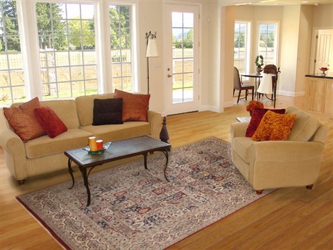 Tabriz Multicolor Hand Knotted 61 X 93  Area Rug 100-18141 Image 4