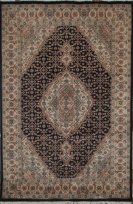 Tabriz Brown Hand Knotted 40 X 61  Area Rug 100-18148 Image 0