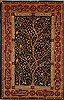 Tabriz Black Hand Knotted 48 X 73  Area Rug 100-18155 Thumb 0
