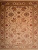 Chobi Beige Hand Knotted 122 X 146  Area Rug 100-18156 Thumb 0