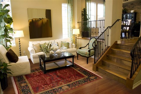 Indo-Nepal Red Hand Knotted 80 X 99  Area Rug 100-18162 Image 3