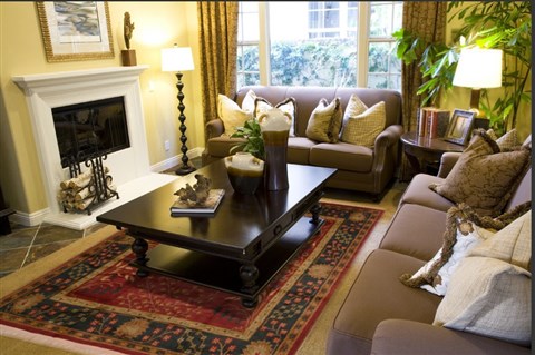 Indo-Nepal Red Hand Knotted 80 X 99  Area Rug 100-18162 Image 2