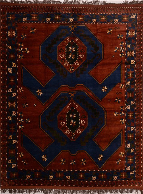 Kazak Red Hand Knotted 76 X 93  Area Rug 100-18163 Image 0
