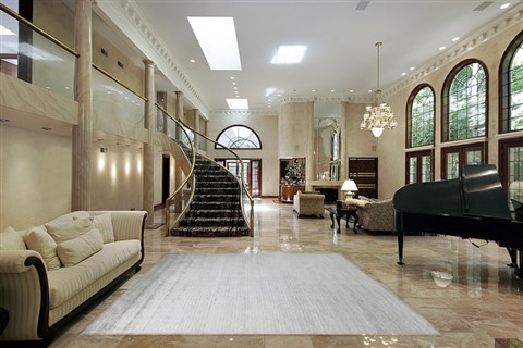 Modern Grey Hand Knotted 80 X 100  Area Rug 151-18167 Image 1