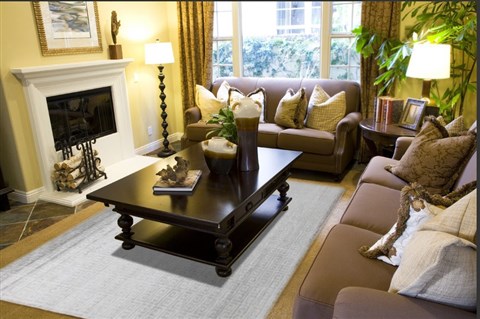 Modern Grey Hand Knotted 80 X 100  Area Rug 151-18167 Image 2