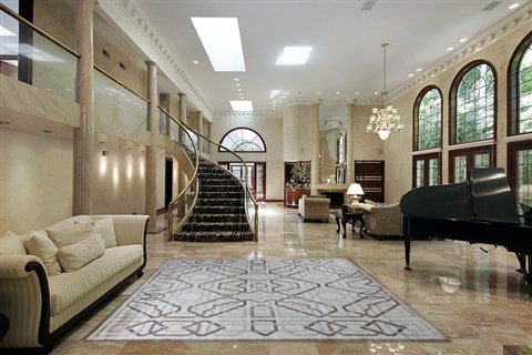 Chobi Grey Hand Knotted 80 X 100  Area Rug 151-18168 Image 1