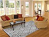 Chobi Grey Hand Knotted 80 X 100  Area Rug 151-18168 Thumb 4