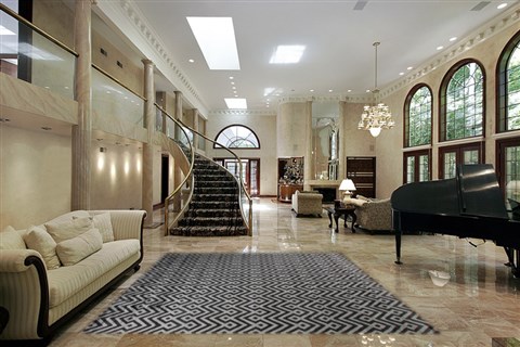 Modern Grey Hand Knotted 90 X 120 Area Rug 151-18170 Image 1